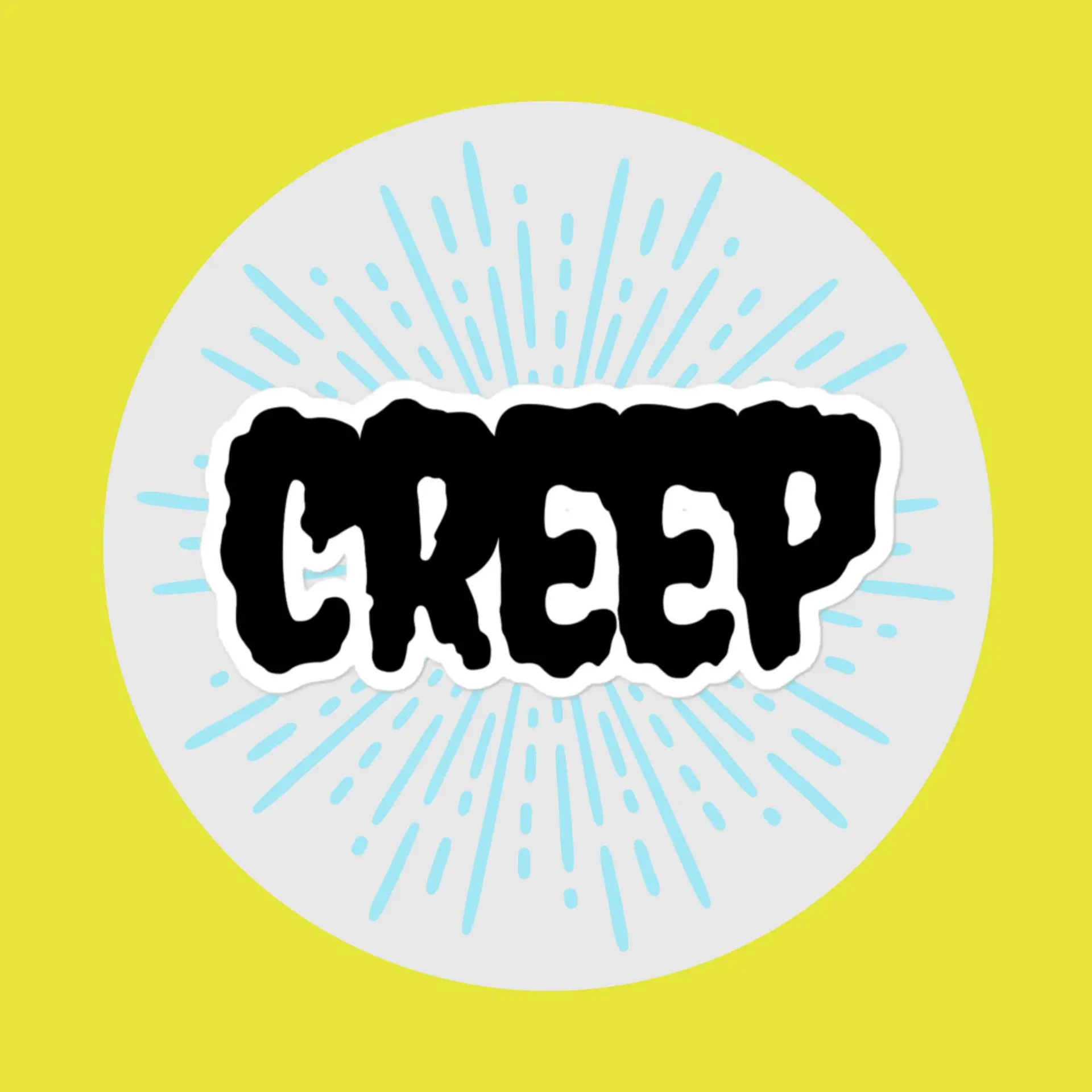 Creep Bubble-free stickers