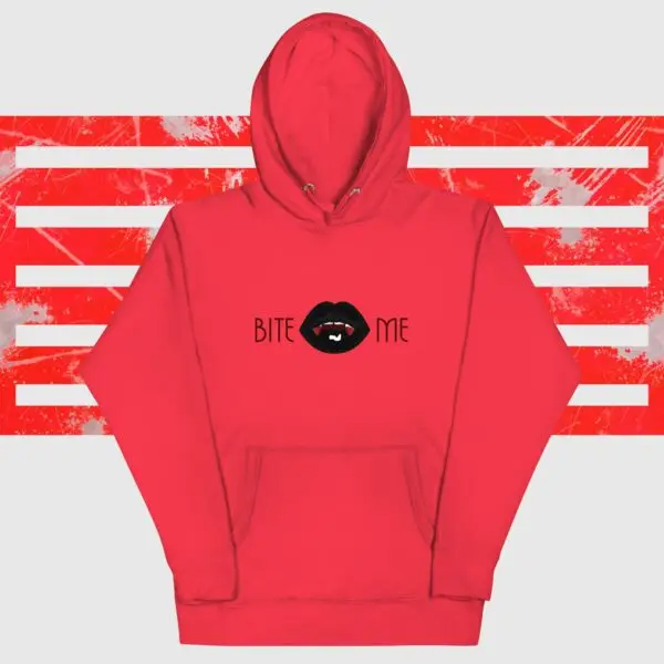 Bite Me Unisex Hoodie - Image 3
