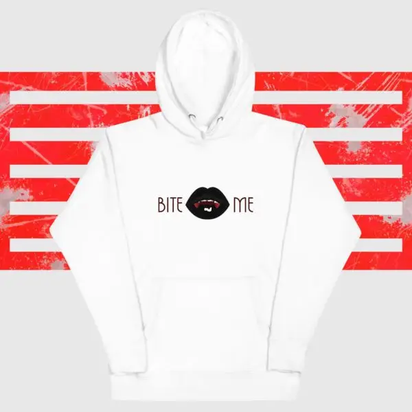 Bite Me Unisex Hoodie - Image 2