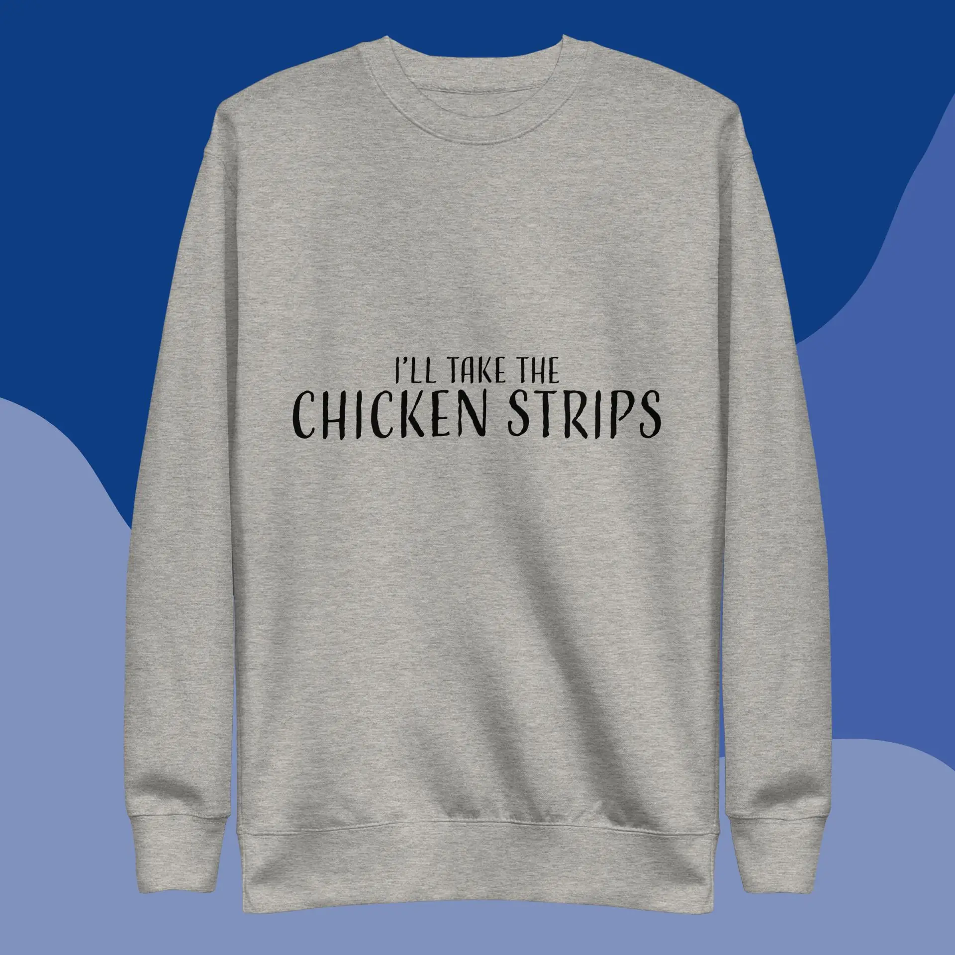 Chicken Strips Unisex Premium Sweatshirt - Image 2