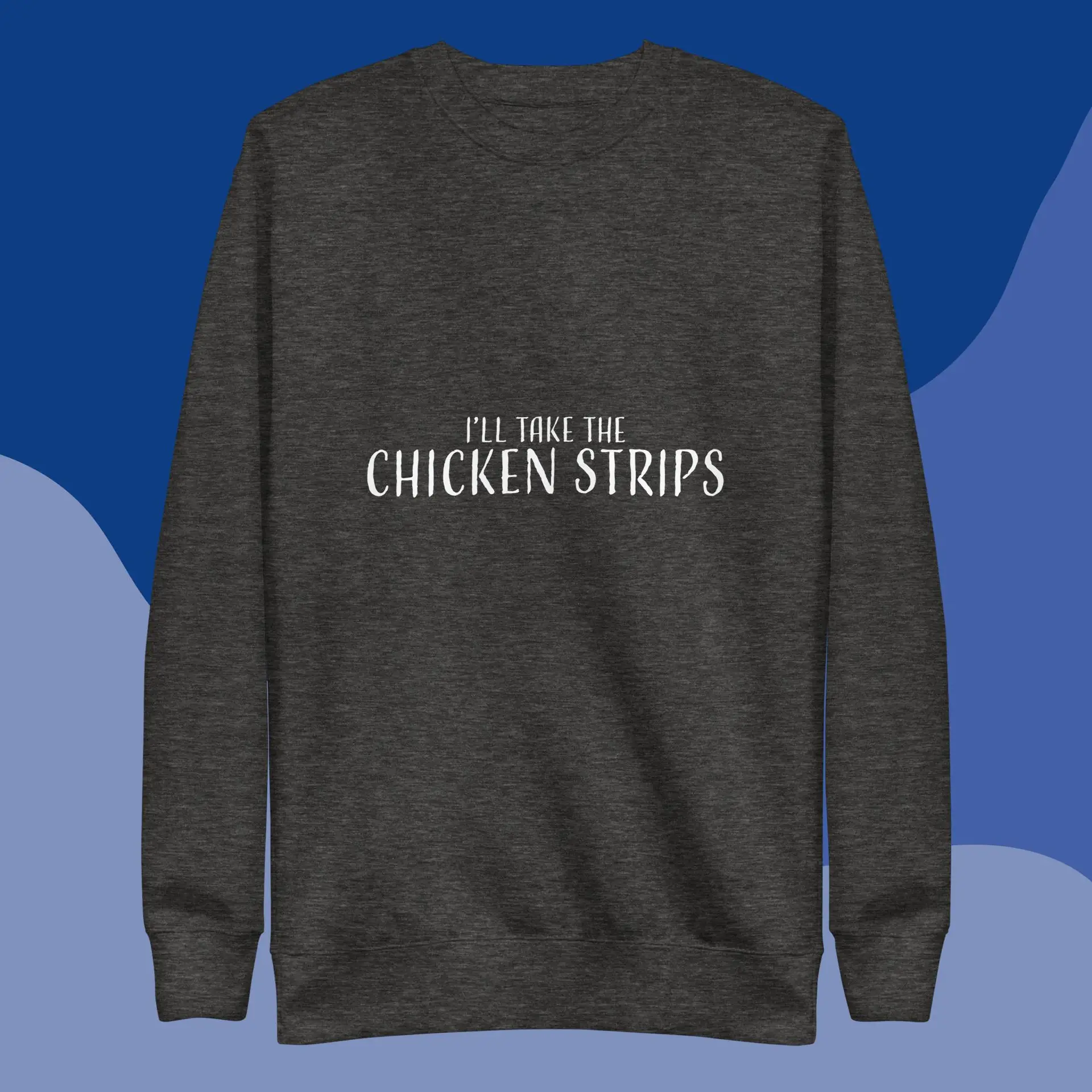 Chicken Strips Knockout Unisex Premium Sweatshirt - Image 2