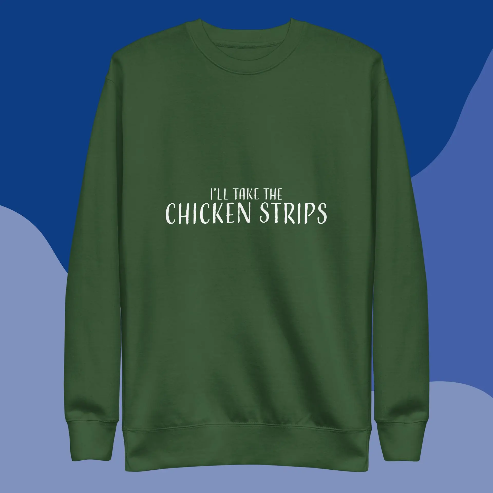 Chicken Strips Knockout Unisex Premium Sweatshirt - Image 4