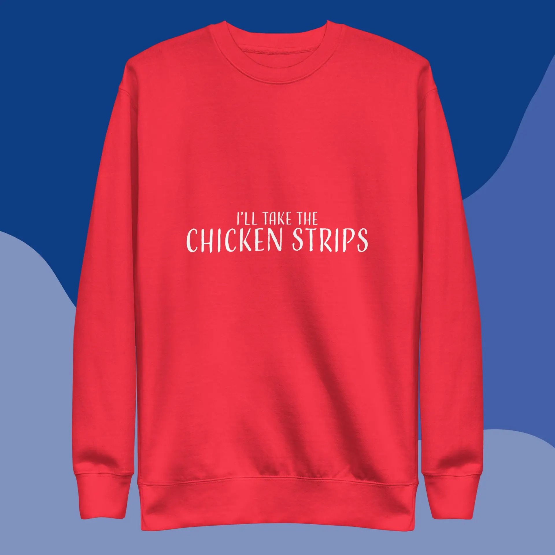 Chicken Strips Knockout Unisex Premium Sweatshirt - Image 6