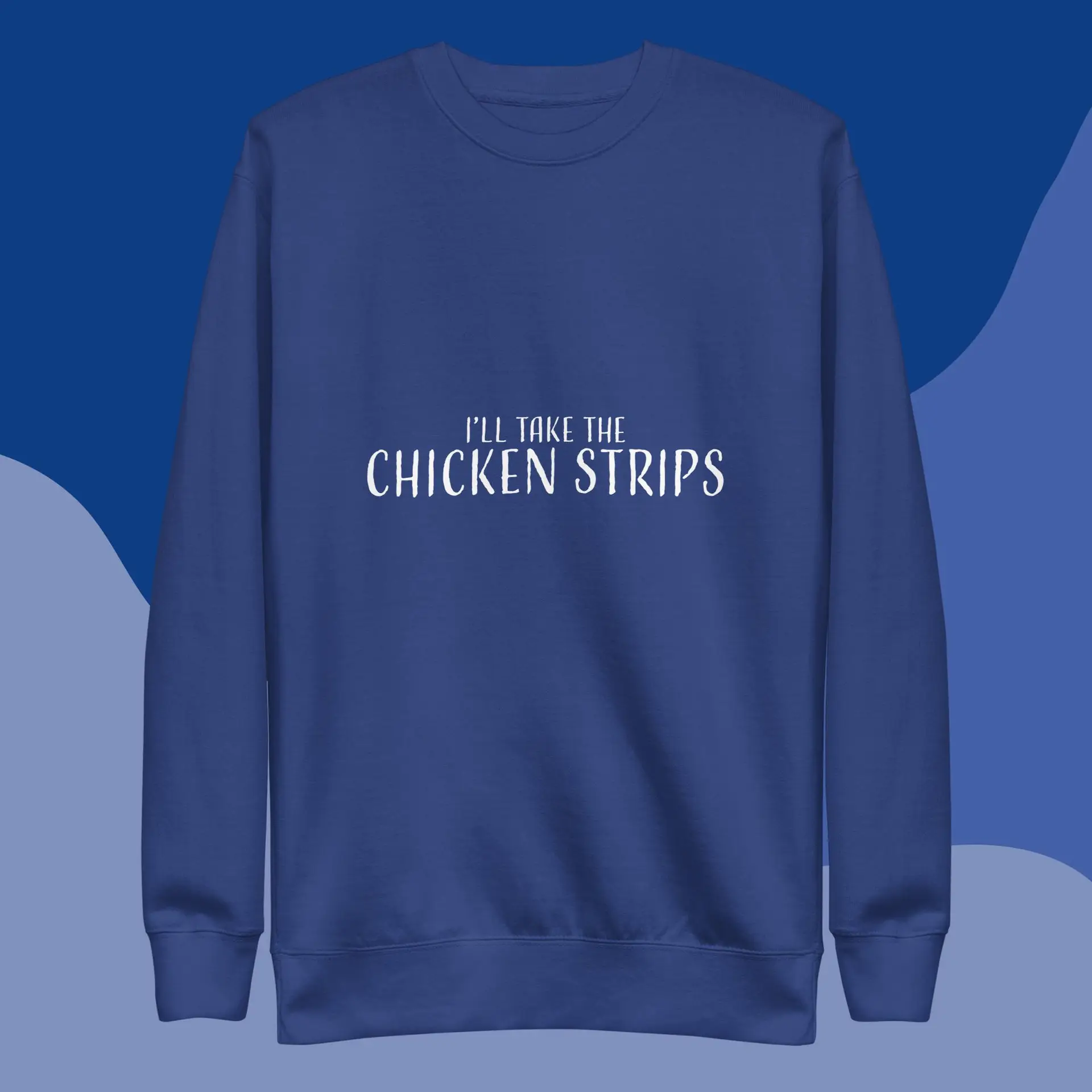 Chicken Strips Knockout Unisex Premium Sweatshirt - Image 3