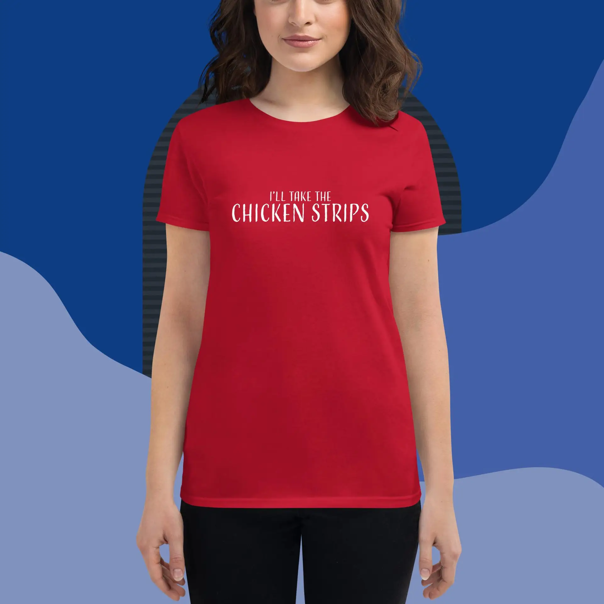 Chicken Strips Knockout Women's short sleeve t-shirt - Image 2